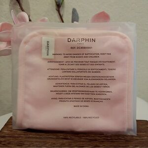 Darphin Pink Soft Makeup Remover Eraser Cleansing Cloth New in Bag